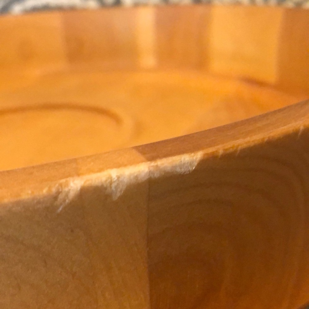 John McLeod - WilliamsSonoma wood bowl platter - Picture 10 of 12